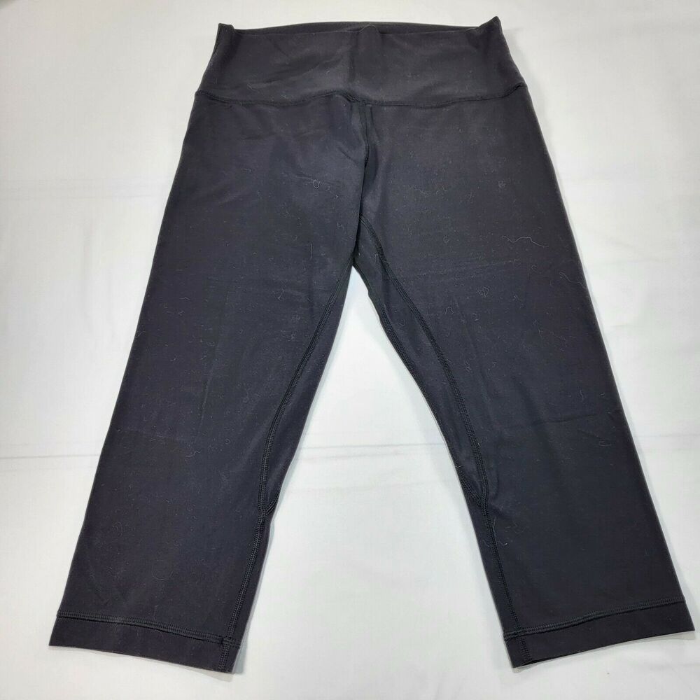 Lululemon Yoga Running Athletic Leggings Womens Size 10 Black
